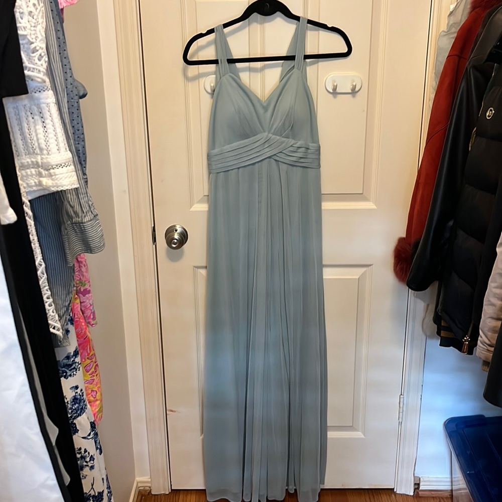 Birdy Grey Bridesmaid dress size small in color Sage